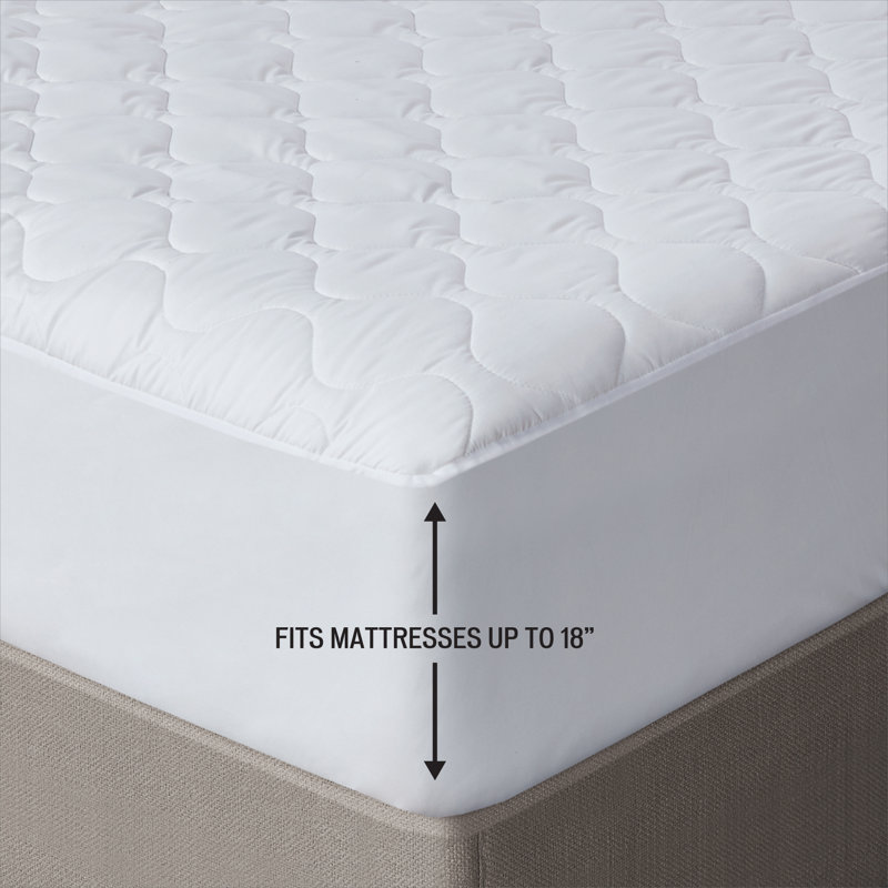 Serta Microfiber Heated Mattress Pad & Reviews Wayfair